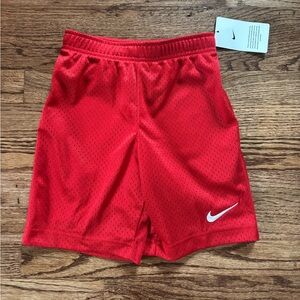 NWT Nike Kids Red Athletic Shorts
